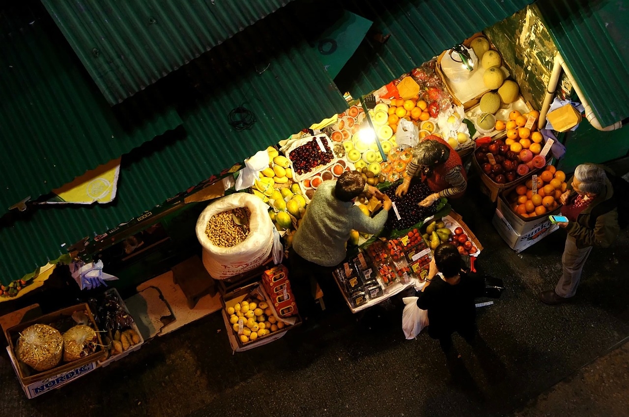 One of Hong Kong's night markets.