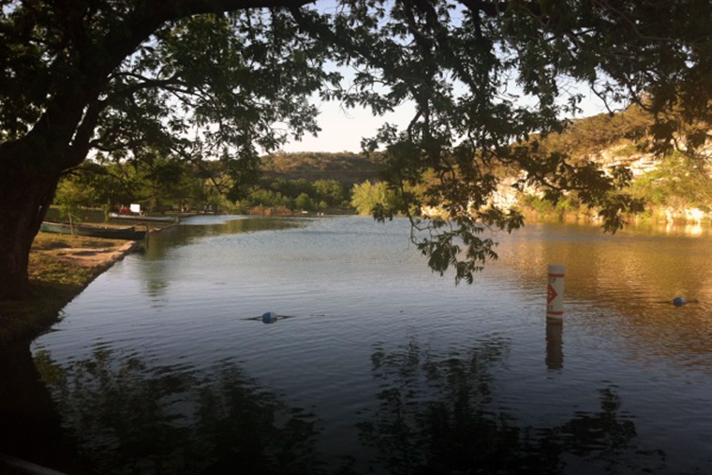 Guadalupe River at Mo Ranch, the retreat centre.