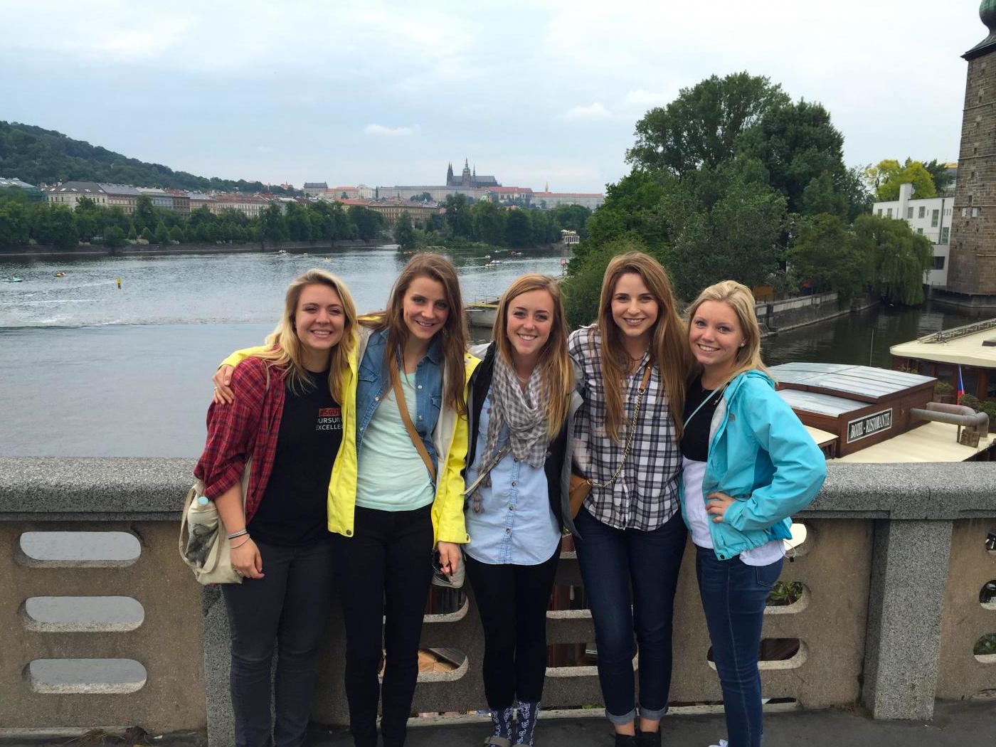 The "O.G." Prague Girls on our first day in Praha.