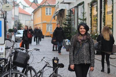 The writer, Roop Gill, in Denmark.