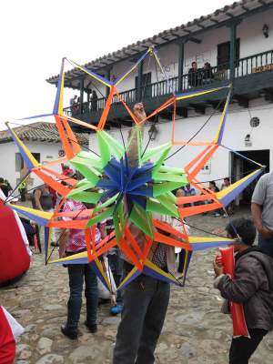 A kite at the Kite Festival in Villa de Leyva, Colombia.